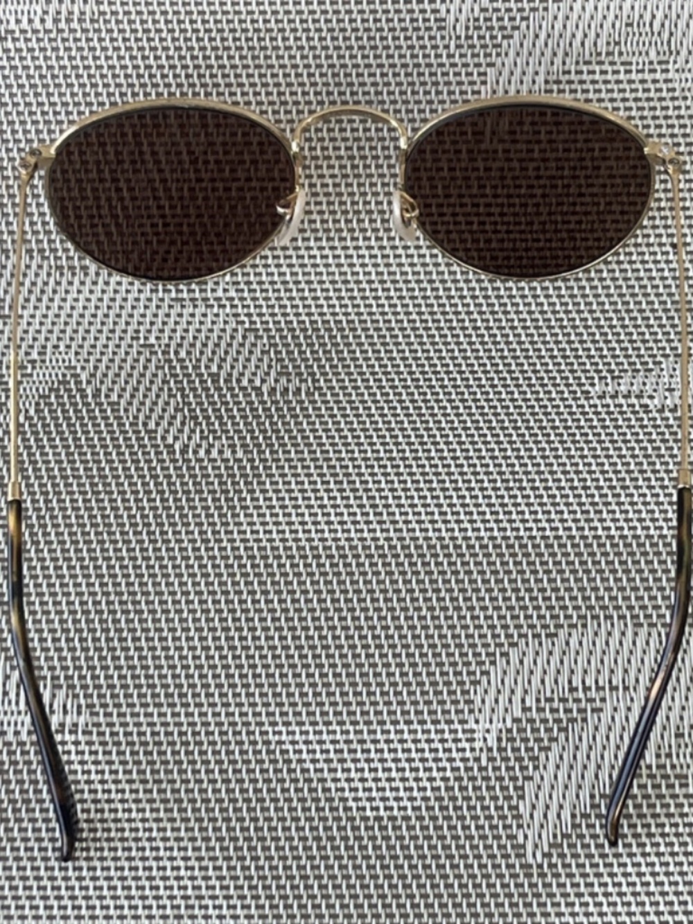 Ray-Ban RB 3447-N Round Metal 001/Z2 Sunglasses Gold 50-21-145 Italy - Picture 10 of 10